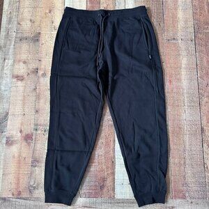 CSG Black cuff fleece pants with drawstring Women's 2XL